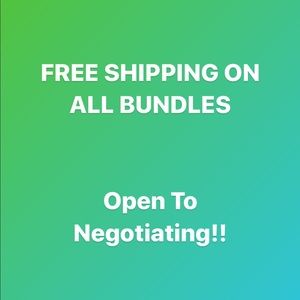 Feel free to ask questions and negotiate 😊